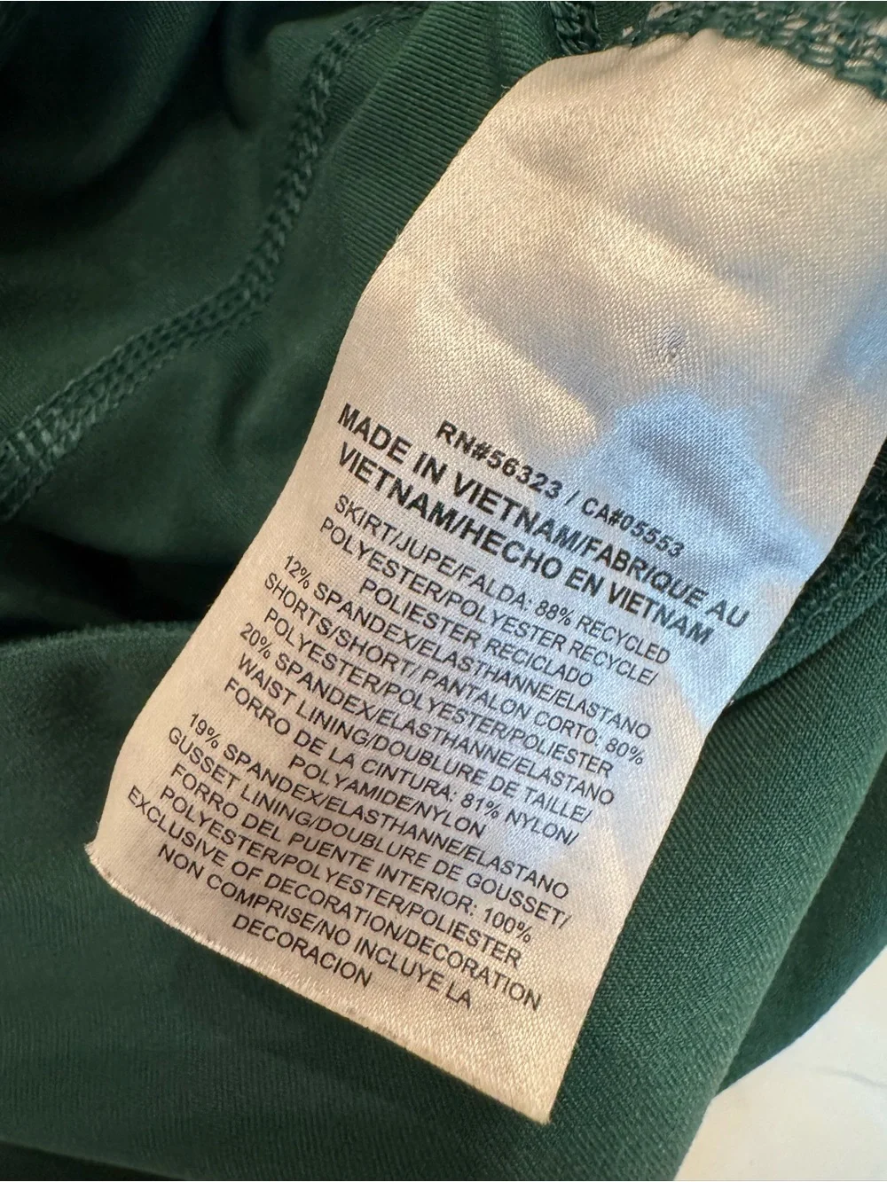 Nike Dri-FIT Women's Green Golf Skort  Stretch Outdoor